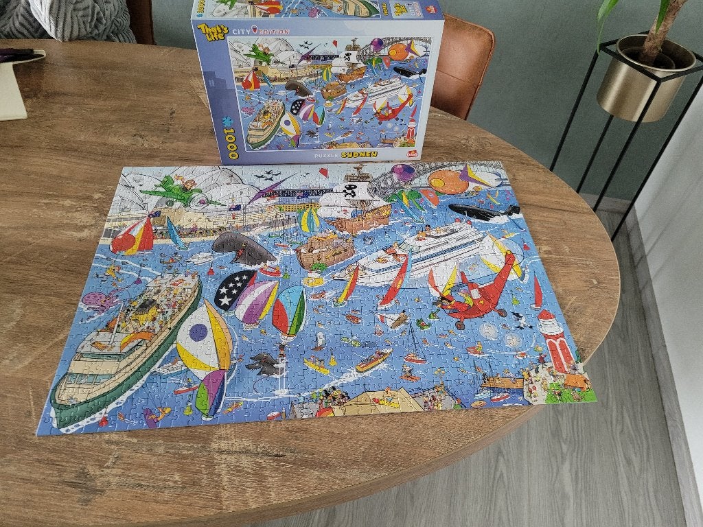 THAT'S LIFE CITY EDITION = SYDNEY 1000 stukjes kost 5,00, Ophalen of Verzenden, 500 t/m 1500 stukjes, Zo goed als nieuw, Legpuzzel