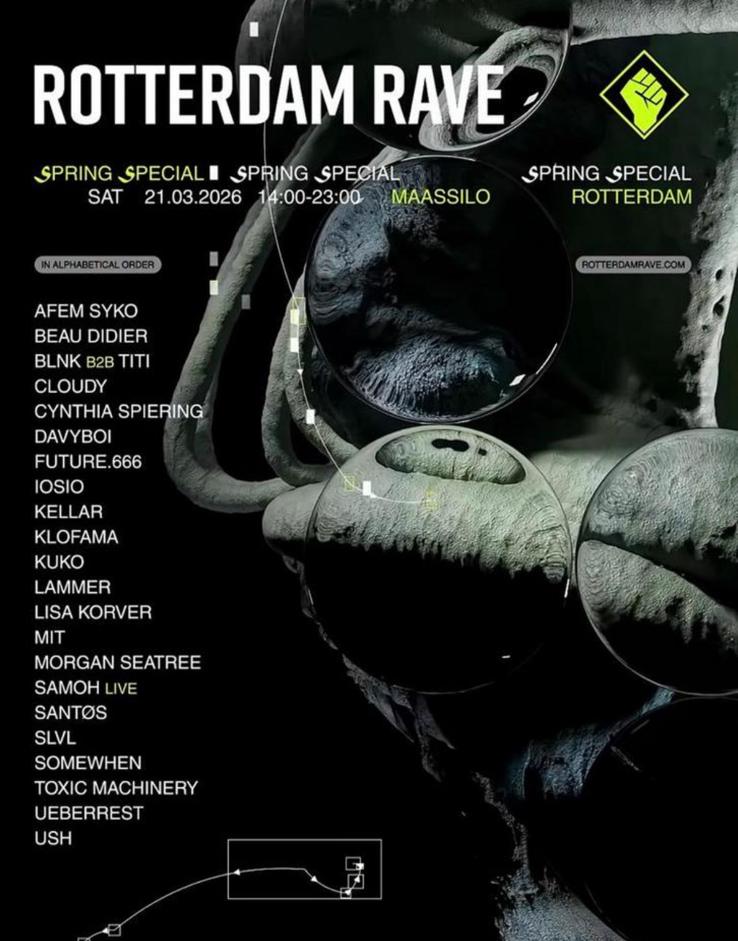 2x Tickets Rotterdam Rave Spring Special