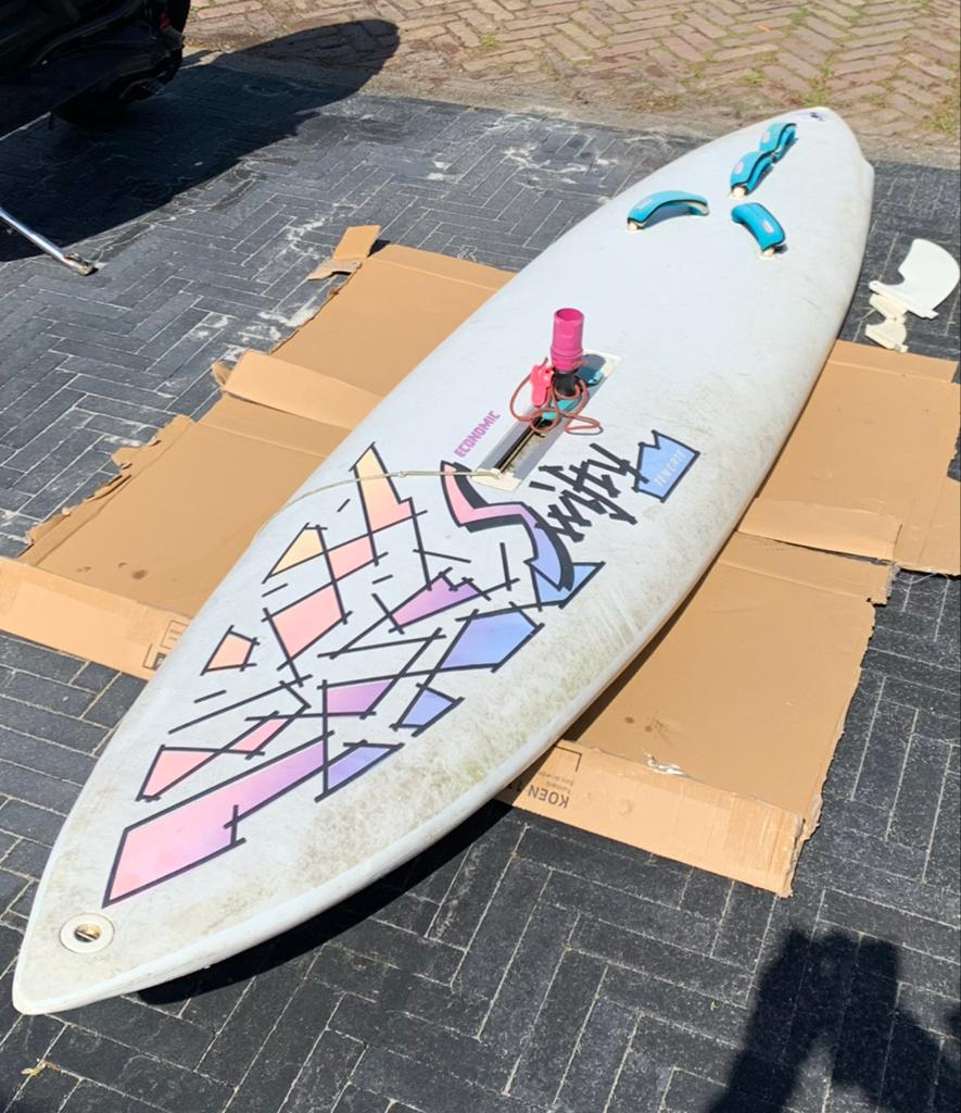 Ten Cate Swifty, Watersport en Boten, Windsurfen, Met voetbanden, 250 tot 300 cm, Gebruikt, Plank