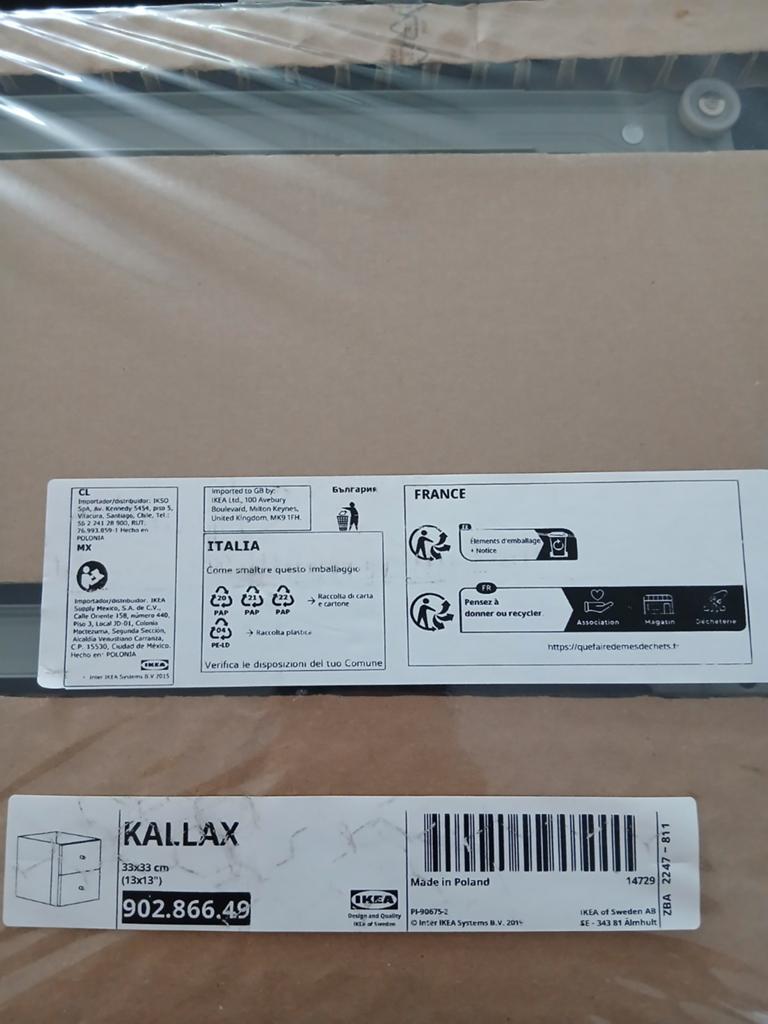 IKEA KALLAX Lade-element 33x33 cm (nieuw in verpakking), Ophalen of Verzenden