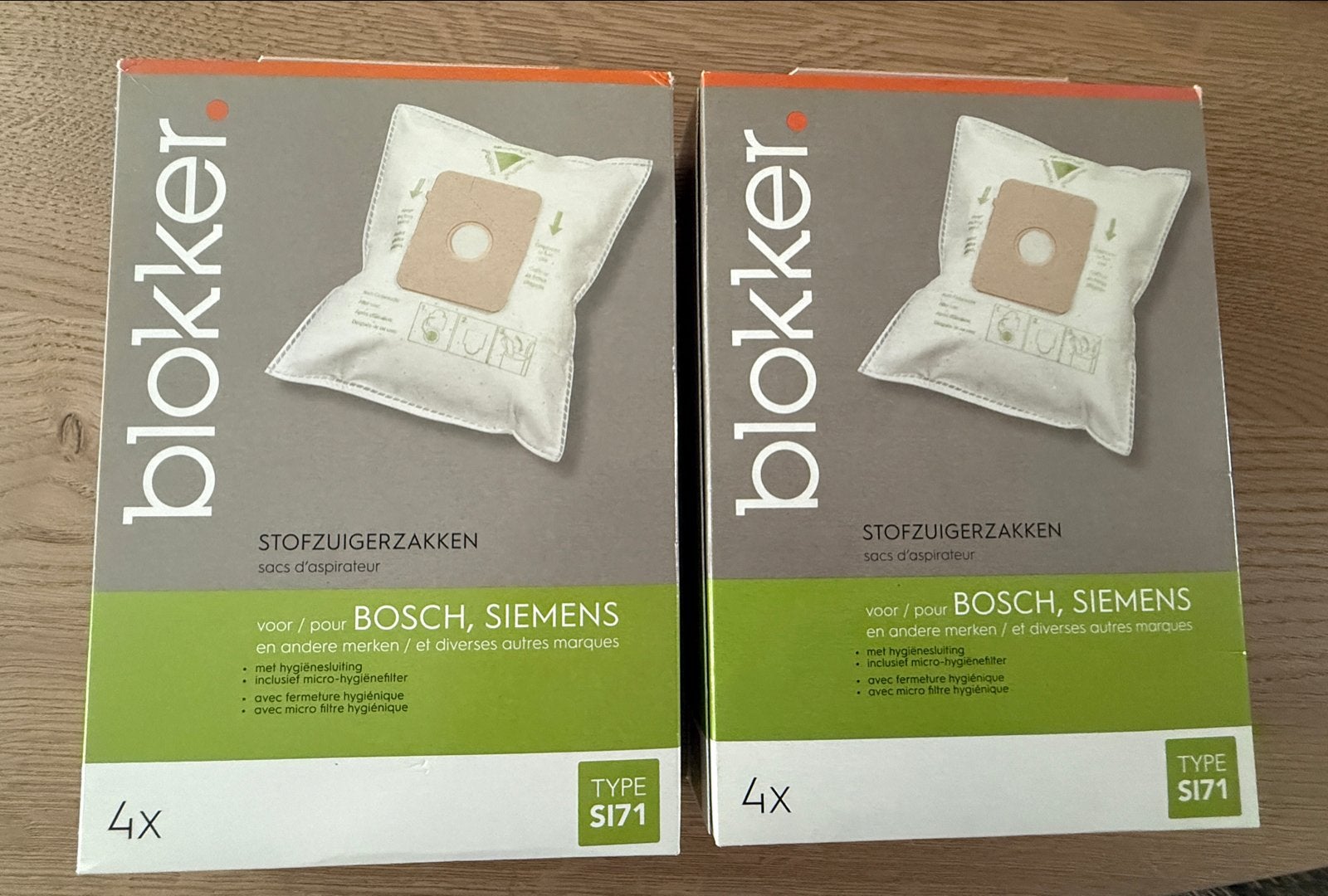 8x nieuwe Blokkker stofzuigerzakken type S171 Bosch/Siemens, Witgoed en Apparatuur, Stofzak, Bosch, Nieuw, Ophalen of Verzenden