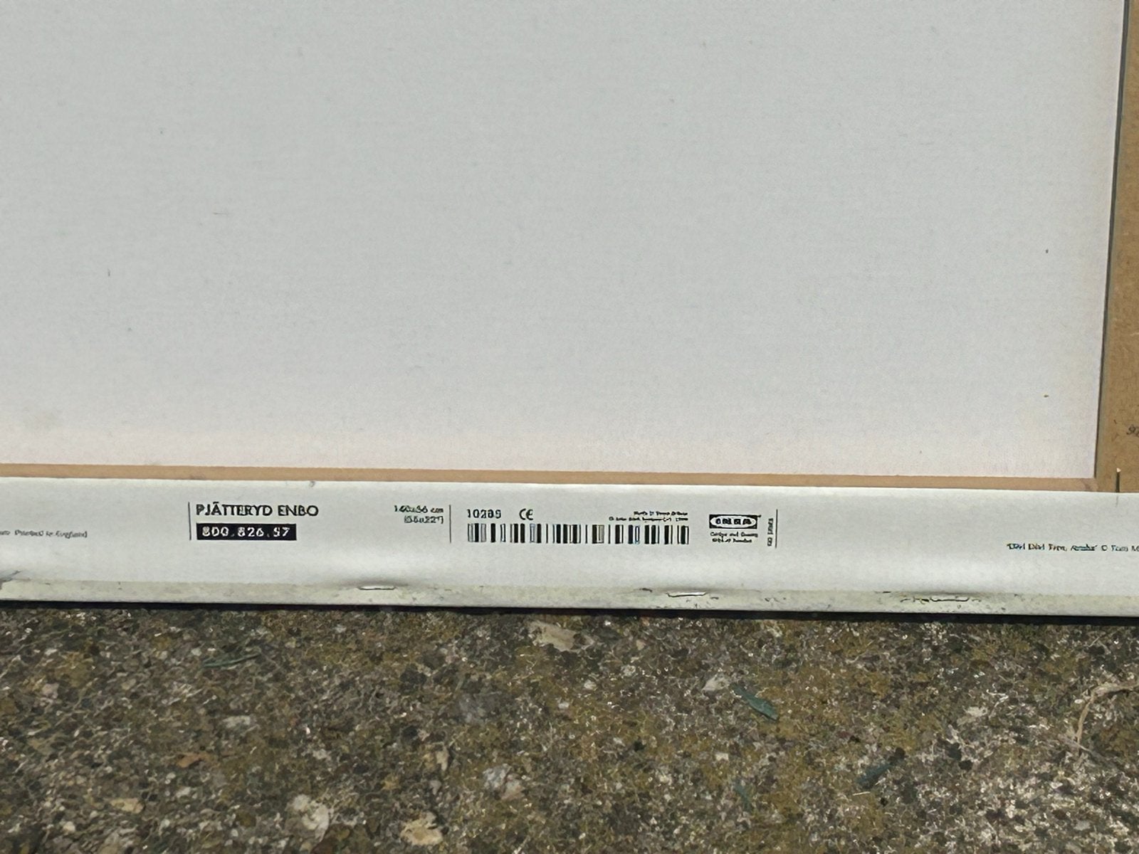 IKEA PJÄTTERYD ENBO Canvas Schilderij Strand Boom, Doe-het-zelf en Verbouw, Plinten en Afwerking, Ophalen, Zo goed als nieuw