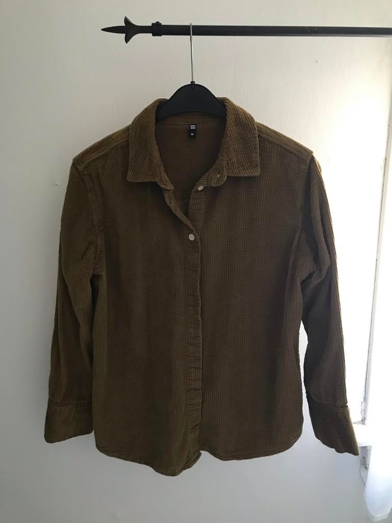 Uniqlo Corduroy Overhemd - Maat M, Kleding | Dames, Blouses en Tunieken, Ophalen of Verzenden, Zo goed als nieuw, Maat 38/40 (M)