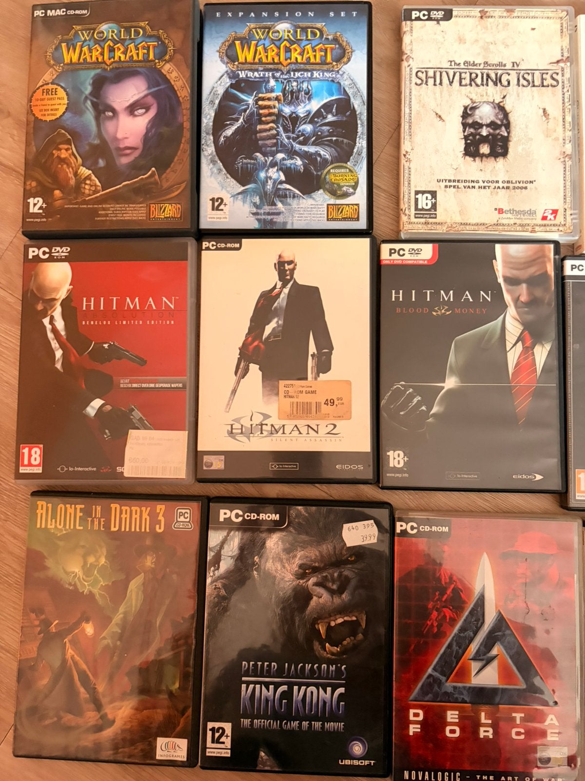 Pc games (o.a. world of warcraft, hitman, gta5), Ophalen, Gebruikt