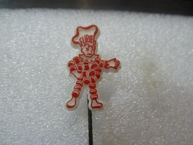 Vintage Flipjes Pin - Zeldzaam Verzamelobject, Ophalen of Verzenden, Gebruikt, Figuurtje, Speldje of Pin
