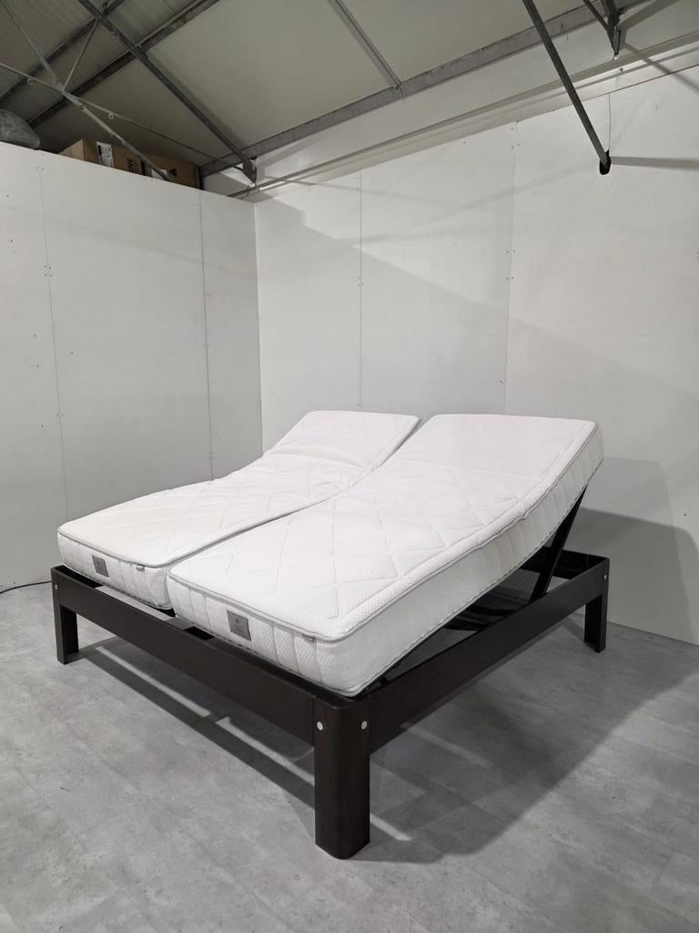 Auping Auronde Elektrisch Bed 200x200, Verstelbaar, ., Tweepersoons, Ophalen of Verzenden