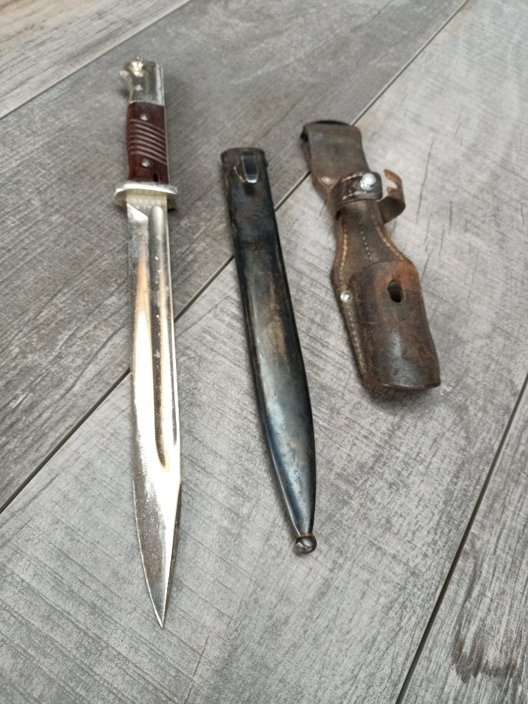 Bajonet Mauser compleet, Verzamelen, Ophalen of Verzenden, Landmacht, Overige gebieden, Mes of Dolk