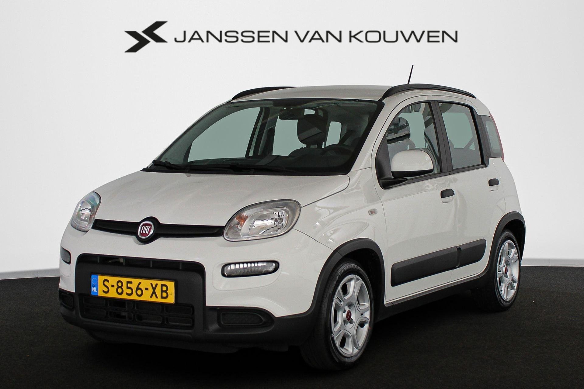 Fiat Panda 1.0 Hybrid City Life NL Auto 5 Zits Airconditioni, Auto's, Voorwielaandrijving, Stof, Panda, Wit