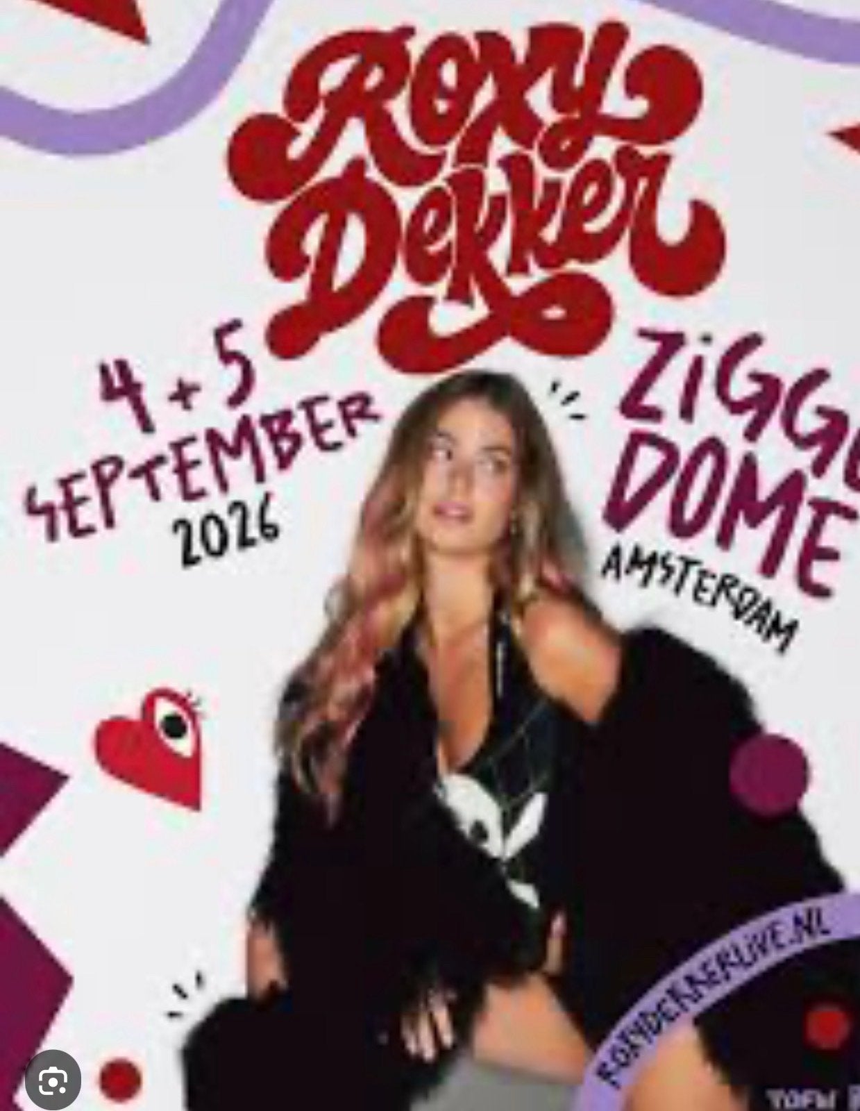 Concert Roxy Dekker ! 5 september staanplaatsen