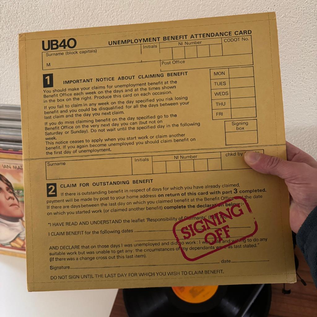 UB40 - Singing Off (2xLP) 1980, Gebruikt, 1980 - 1989, Ophalen of Verzenden, Inclusief binnenhoes