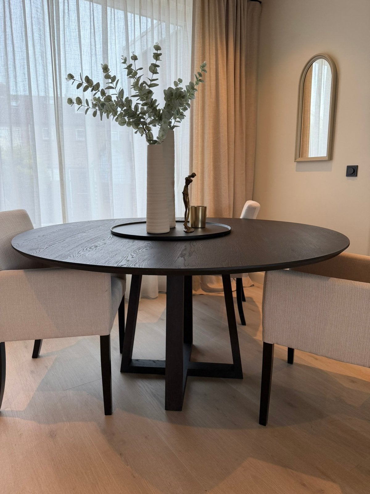 Raanhuis Hofstede ronde eettafel, Ophalen, Rond, 100 tot 150 cm
