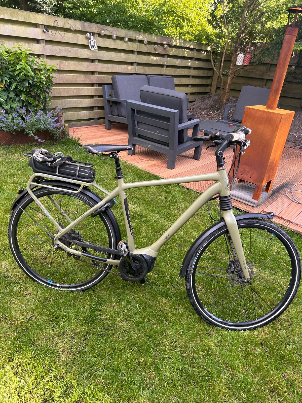 Giant Prime E+ elektrische fiets, maat L, Fietsen en Brommers, Elektrische fietsen, Ophalen, Gebruikt, Giant, 59 cm of meer
