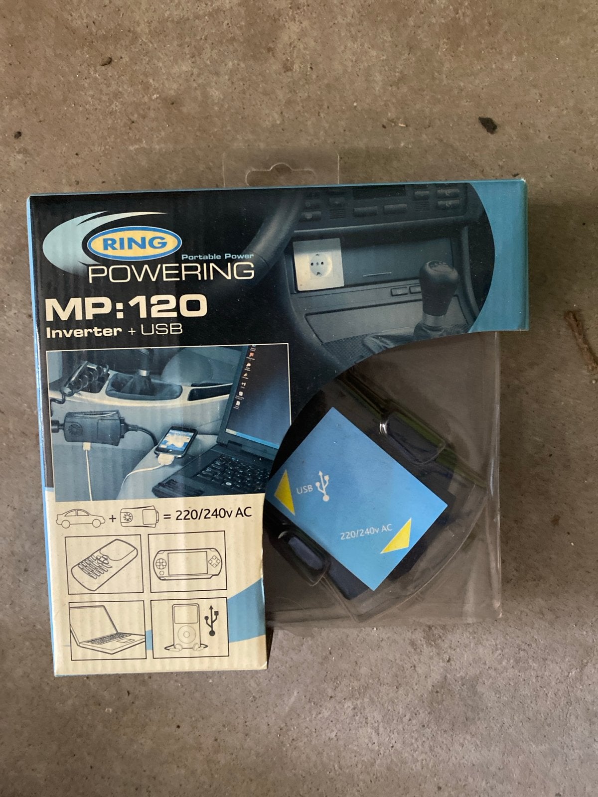 RING MP:120 Portable Power Inverter + USB - Nieuw, Ophalen of Verzenden, Nieuw