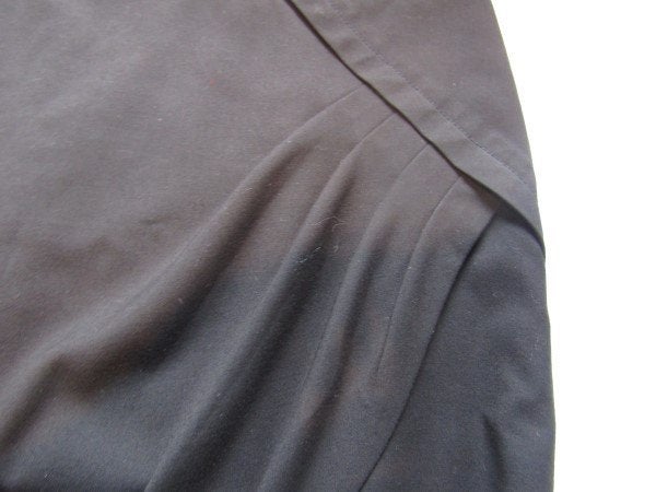 F011 Esprit mt 38 rok zwart vaste overslag gedrapeerd, Kleding | Dames, Maat 38/40 (M), Verzenden, Zwart, Zo goed als nieuw