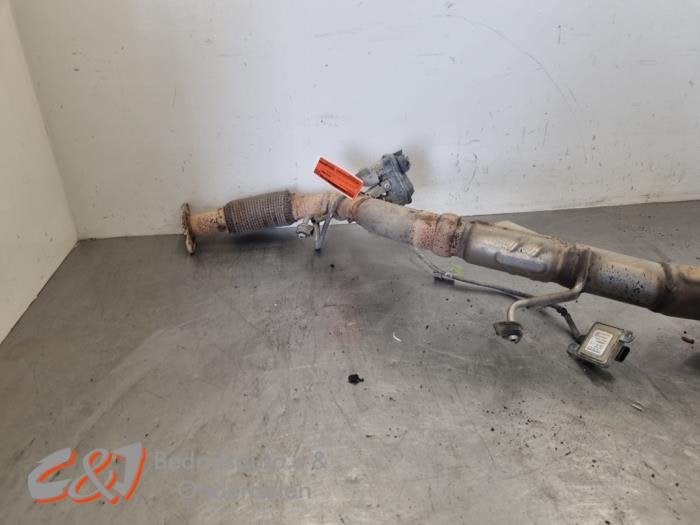 Roetfilter van een Mercedes Vito