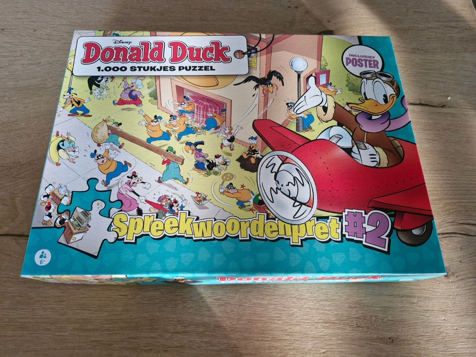 donald duck puzzel 1000 stukjes, Hobby en Vrije tijd, Denksport en Puzzels, Ophalen of Verzenden, Zo goed als nieuw
