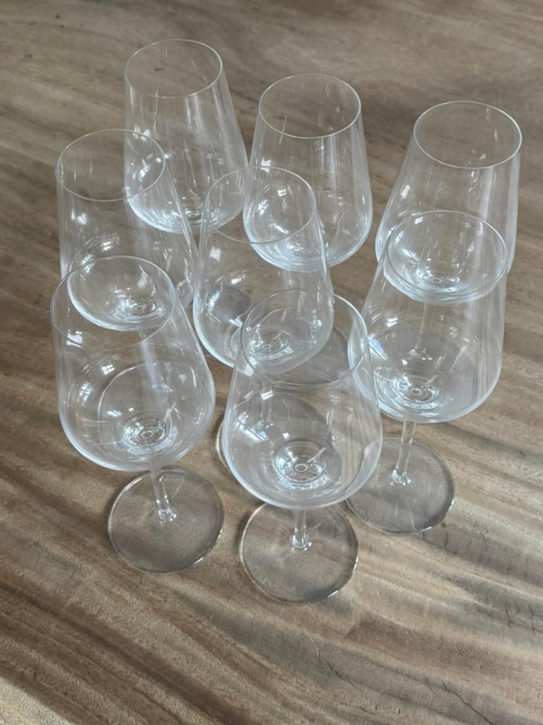 Villeroy en Boch wijnglazen - 8 st., Ophalen, Nieuw, Kristal, Glas of Glazen