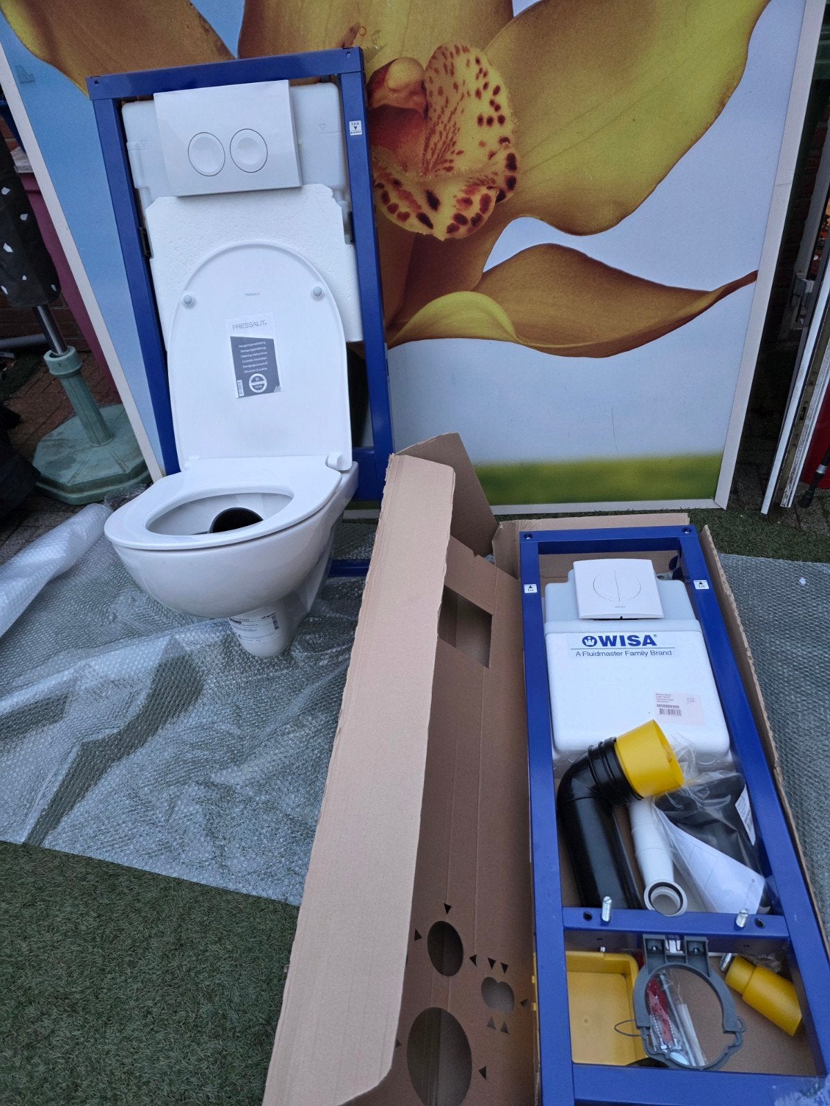 2 nieuw Geberit - Wisa inbouwreservoir, Ophalen, Nieuw, Toilet