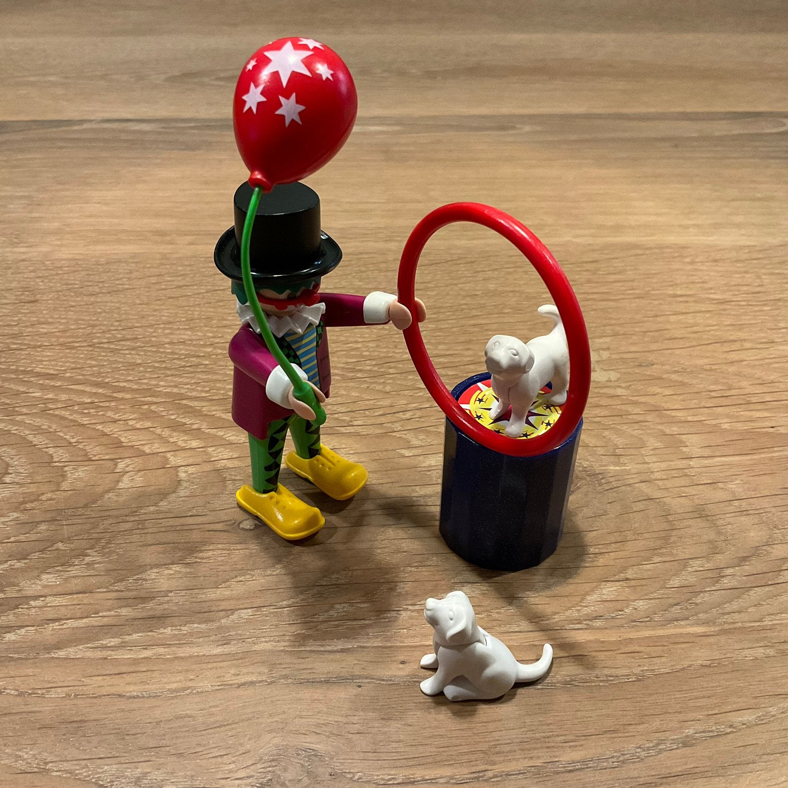 Playmobil 4760, Clown met hondenshow, Complete set, Ophalen of Verzenden, Zo goed als nieuw, Figuren