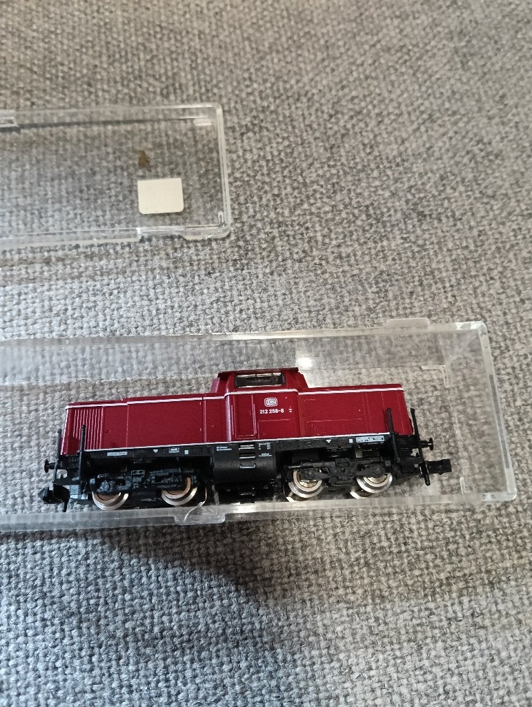 Fleischmann N Diesellocomotief BR 212 258-8, Gebruikt, Fleischmann, Ophalen of Verzenden, Gelijkstroom