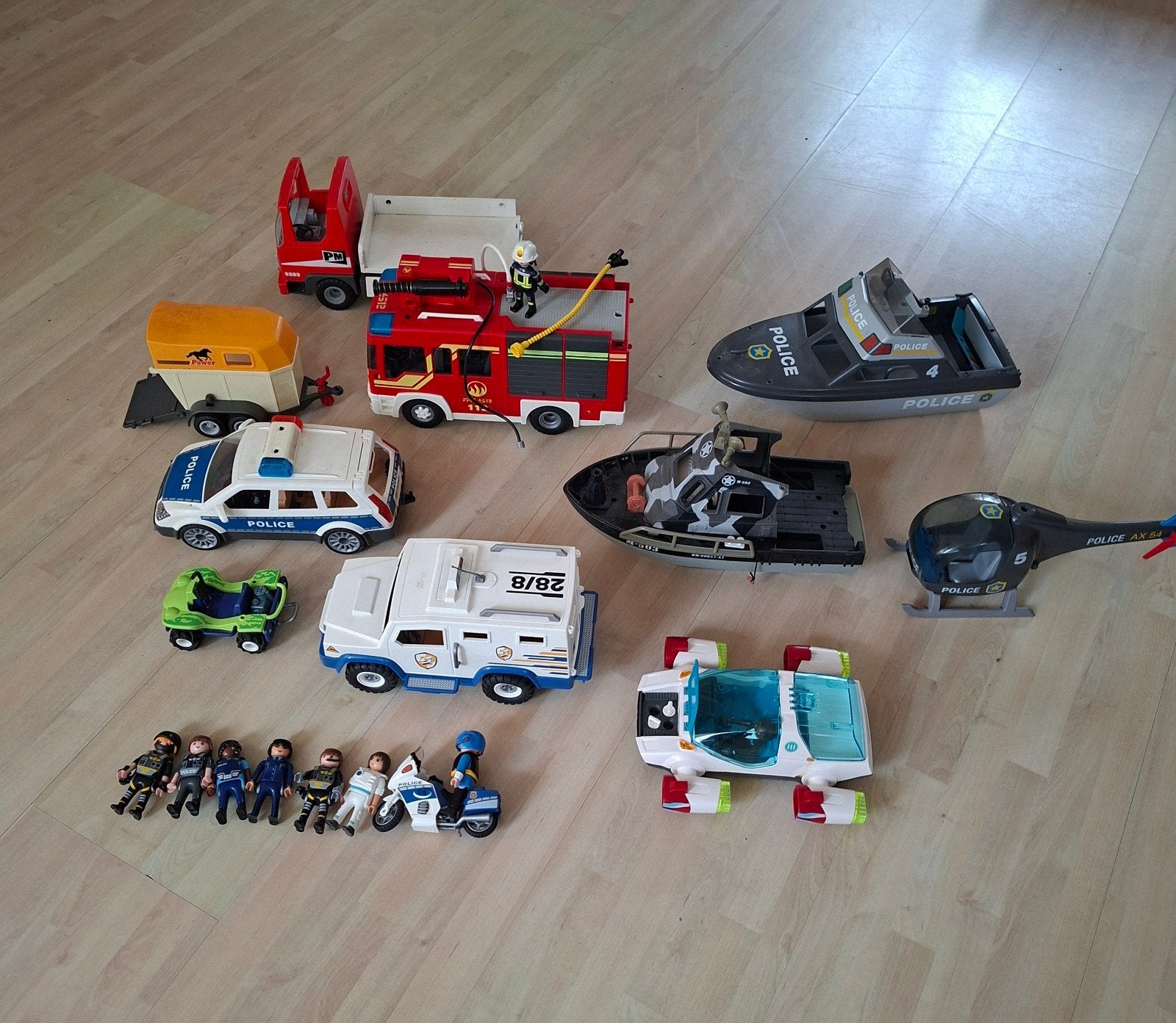 Grote Playmobil collectie: brandweer, politie, huis en meer, Ophalen of Verzenden, Gebruikt, Jongen of Meisje