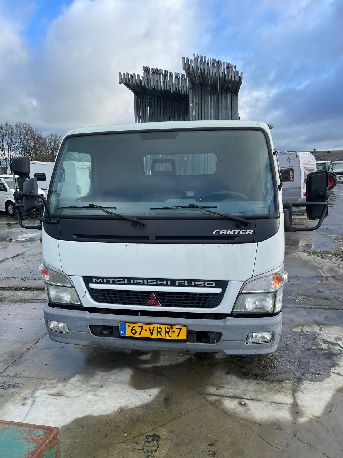 Mitsubishi Canter 6C14 2007, Wit, Origineel Nederlands, Bedrijf, 3908 cc