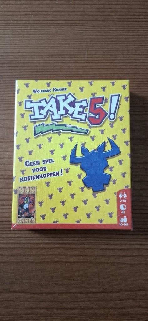 999Games Take5, Vijf spelers of meer, Ophalen of Verzenden, Nieuw, 999 Games