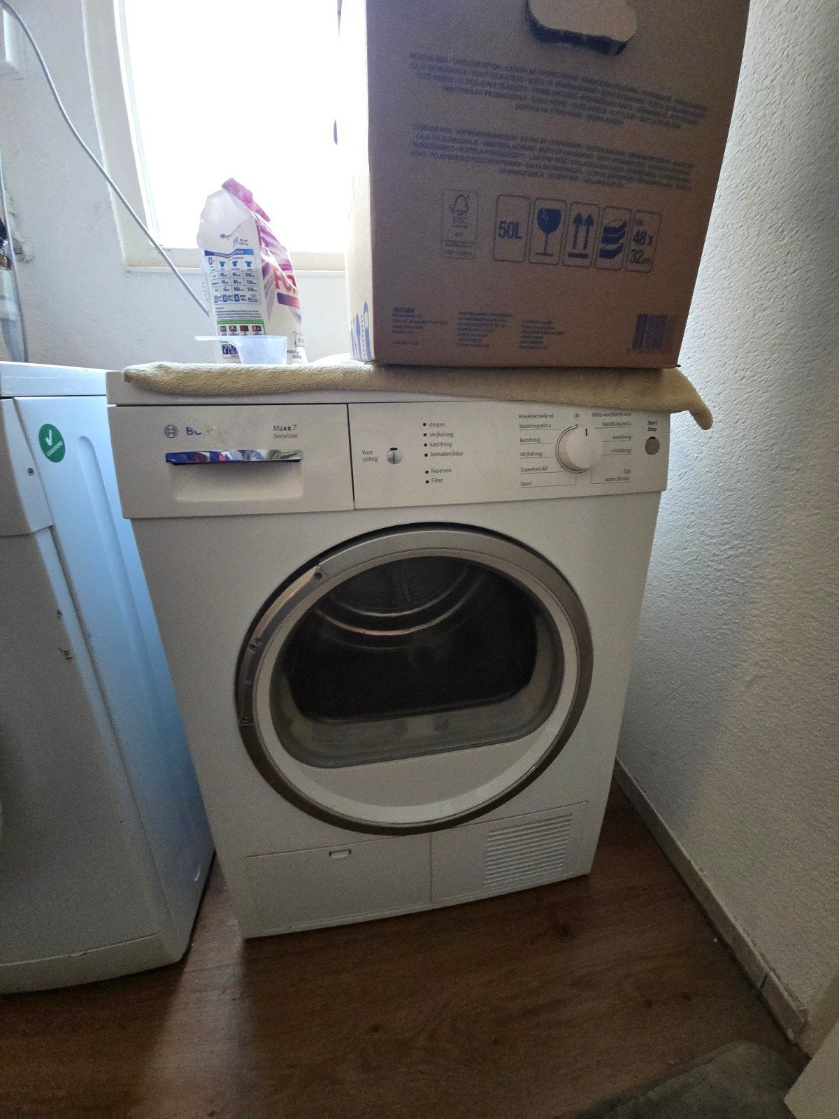 Bosch Maxx 7 Sensixx Condensdroger, 6 tot 8 kg, Gebruikt, Ophalen of Verzenden, Voorlader
