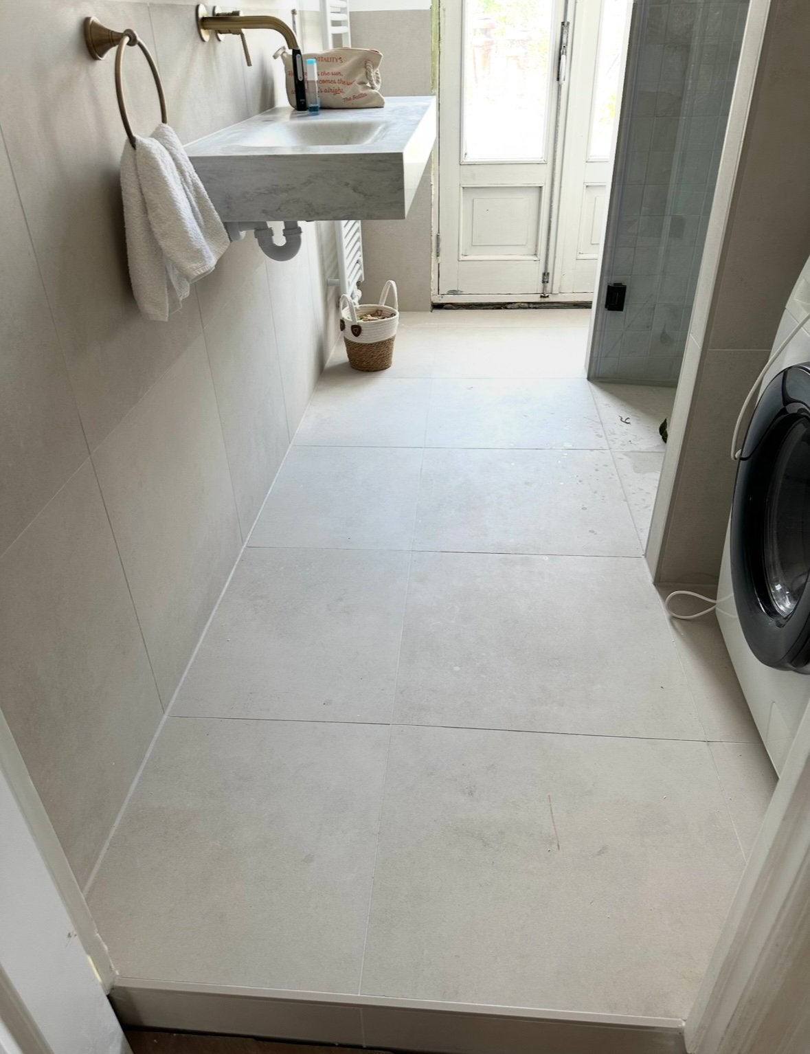Tegels 60x60 betonlook, Ophalen, 40 tot 60 cm, 40 tot 60 cm, Keramiek