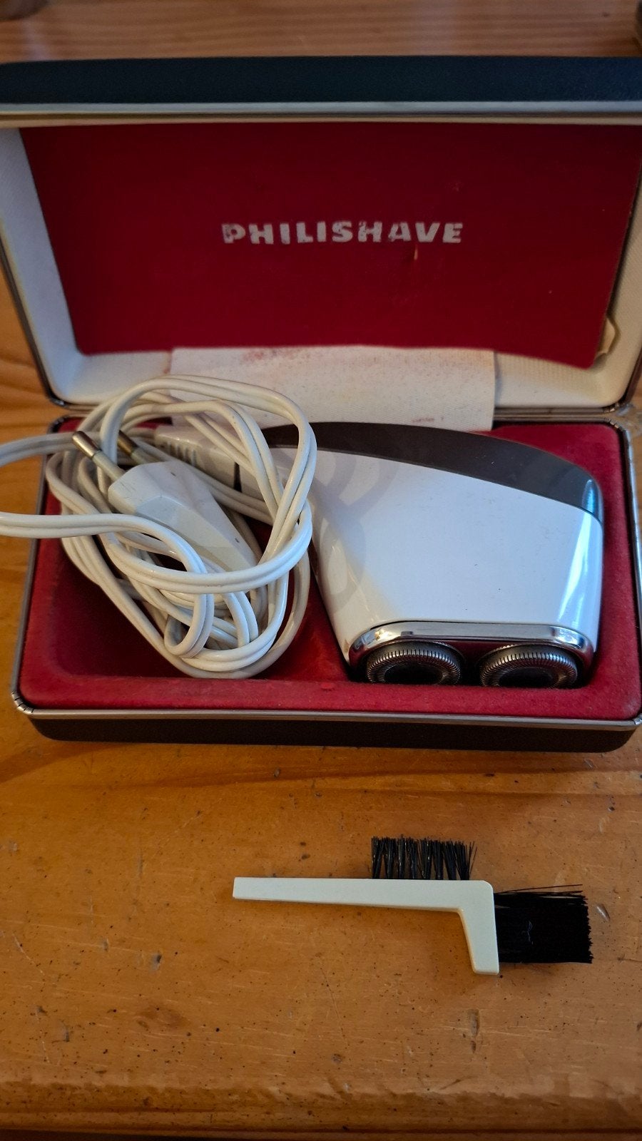 Philips scheerapparaat 2 kops, vintage 1962., Ophalen of Verzenden, Persoonlijke verzorging
