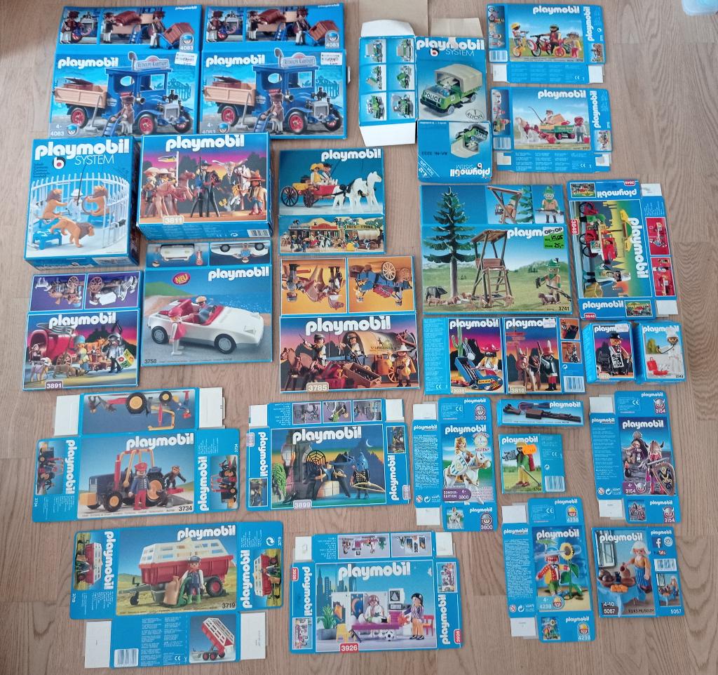 Lege vintage Playmobil dozen, Ophalen of Verzenden, Gebruikt, Los playmobil