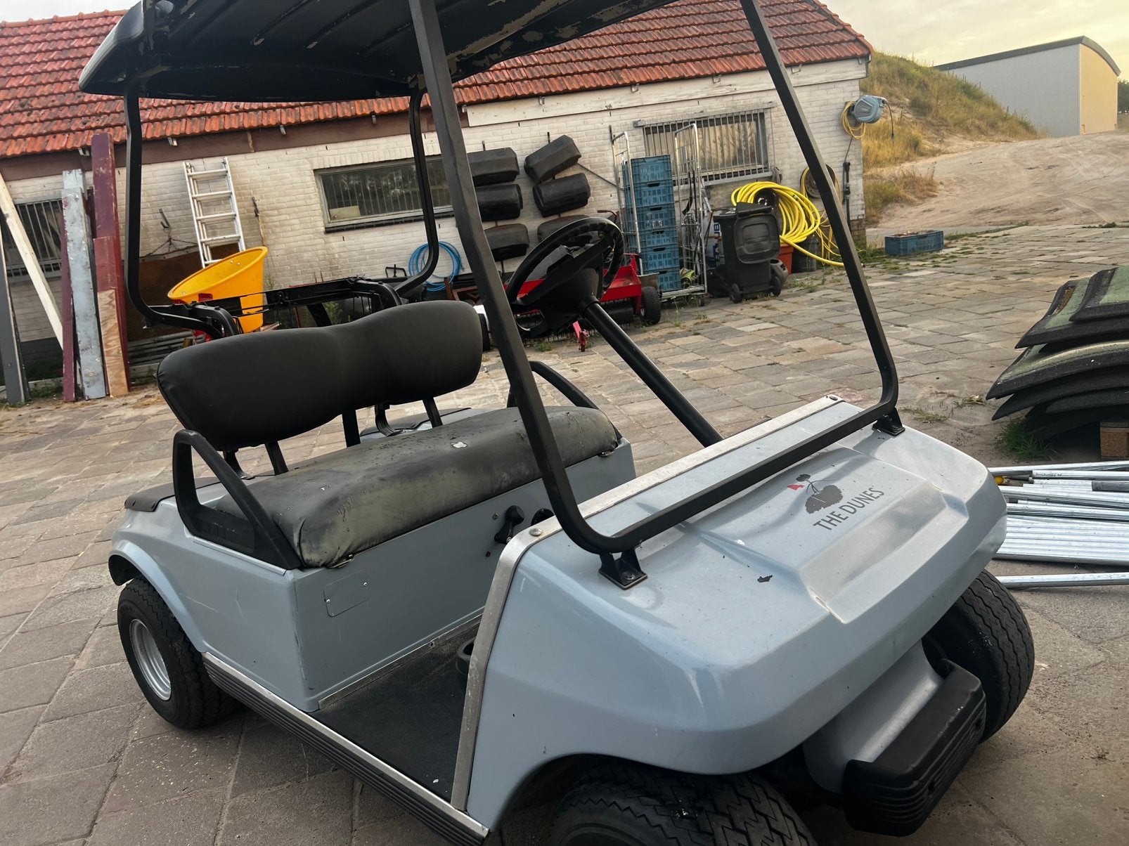Electrische golfbuggy zonder accu, Sport en Fitness, Golf, Ophalen, Gebruikt, Golfkar