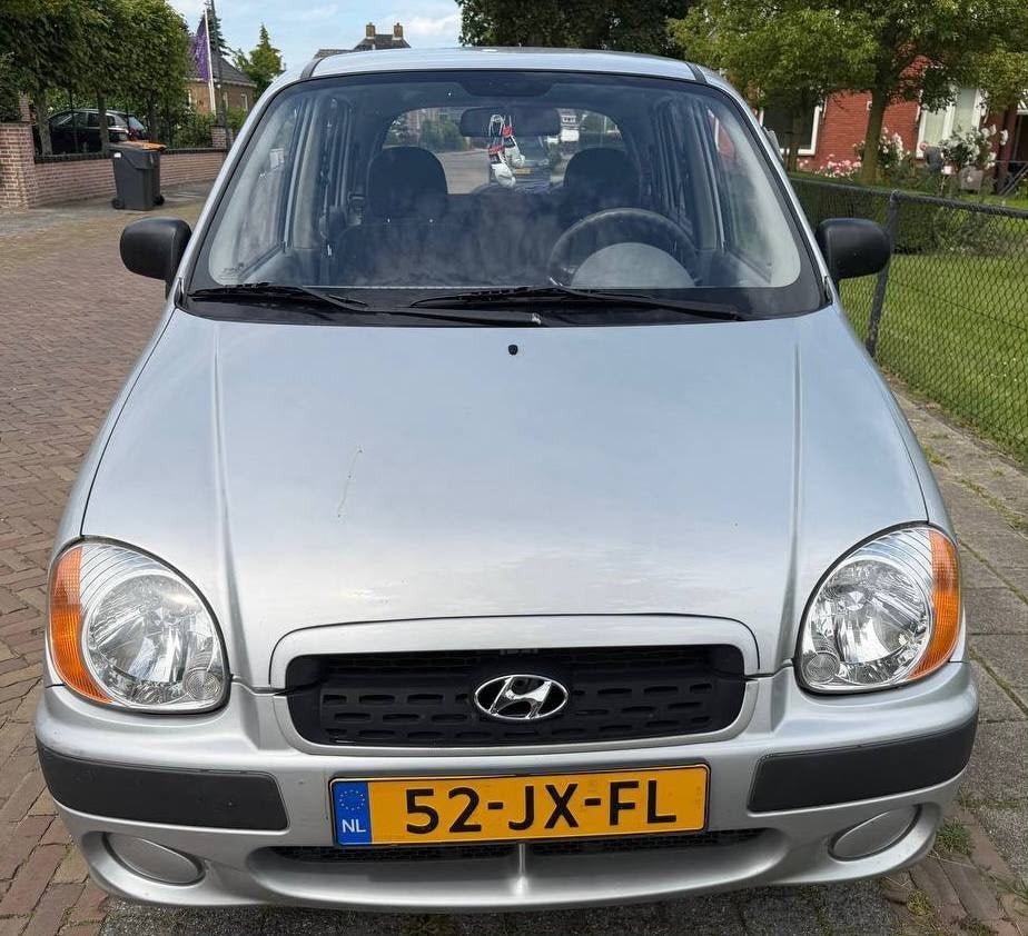 Hyundai Atos 1.0 I X Spirit AUT 2002 Grijs, Auto's, Hyundai, 15 km/l, 4 cilinders, 833 kg, Origineel Nederlands