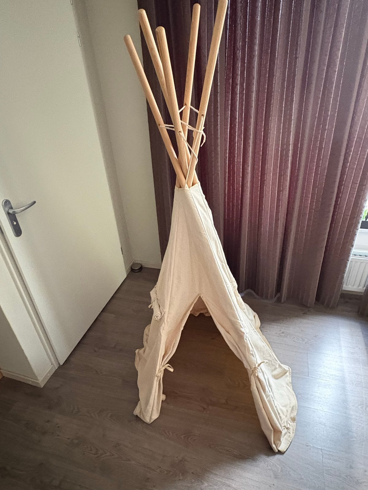 Kinder tipi tent - Speeltent - Crème, Ophalen, Zo goed als nieuw