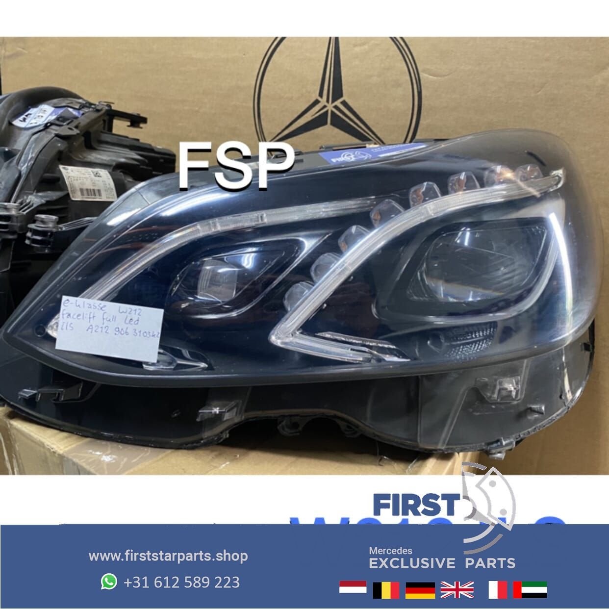 W212 Facelift E63 AMG FULL LED ILS KOPLAMPEN SET Mercedes E, -, Ophalen of Verzenden, -, Gereviseerd
