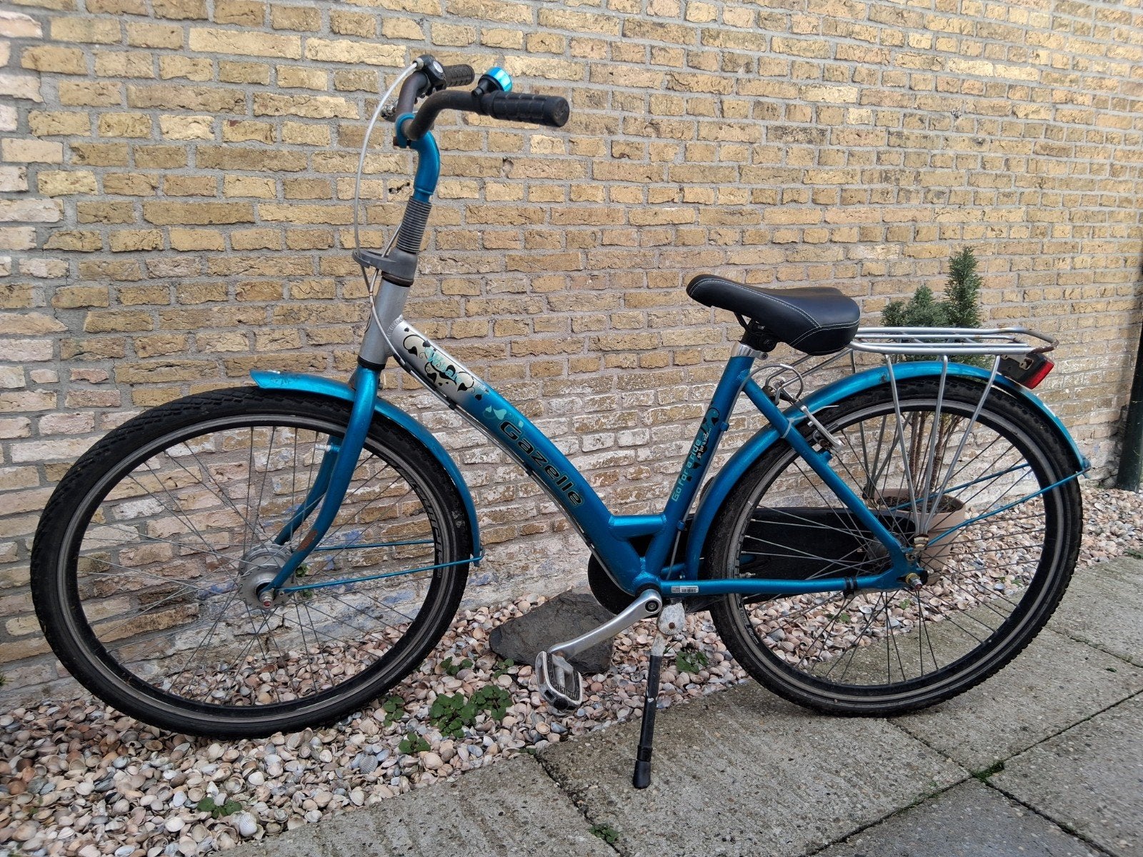 Meisjes fiets ' Gazelle'. 26 inch., Terugtraprem, Gebruikt, Handrem, Ophalen