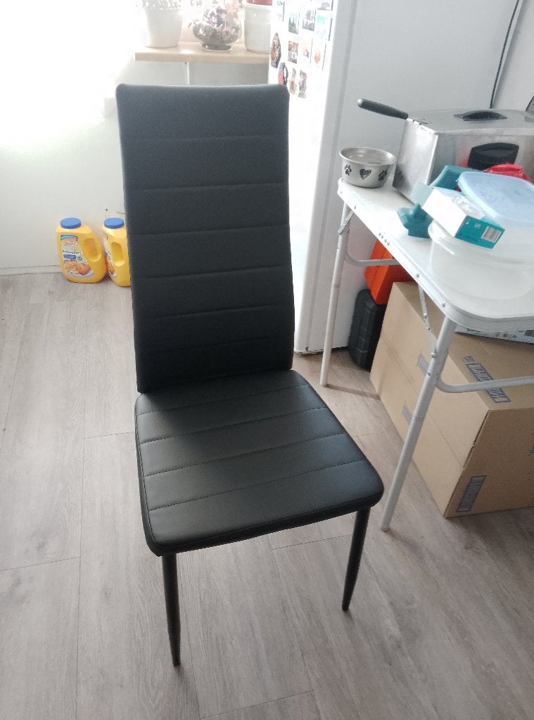 eetstoelen, Huis en Inrichting, Stoelen, Ophalen of Verzenden, Zwart, Vier