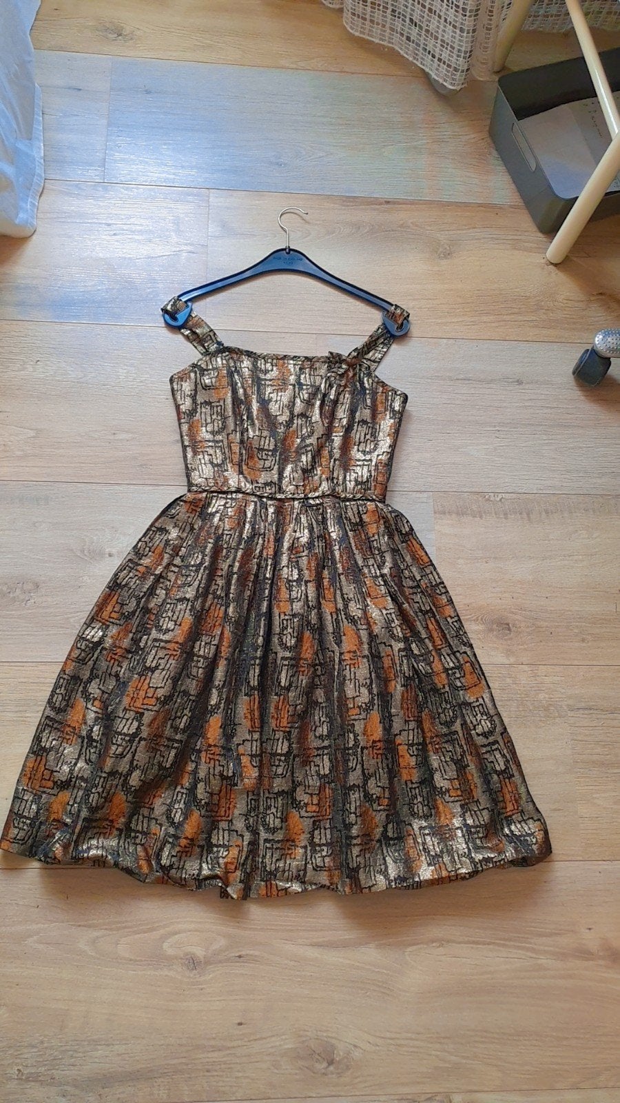 Vintage Vera Mont damesjapon maat 40, Maat 38/40 (M), Meerkleurig, Ophalen of Verzenden, Knielengte