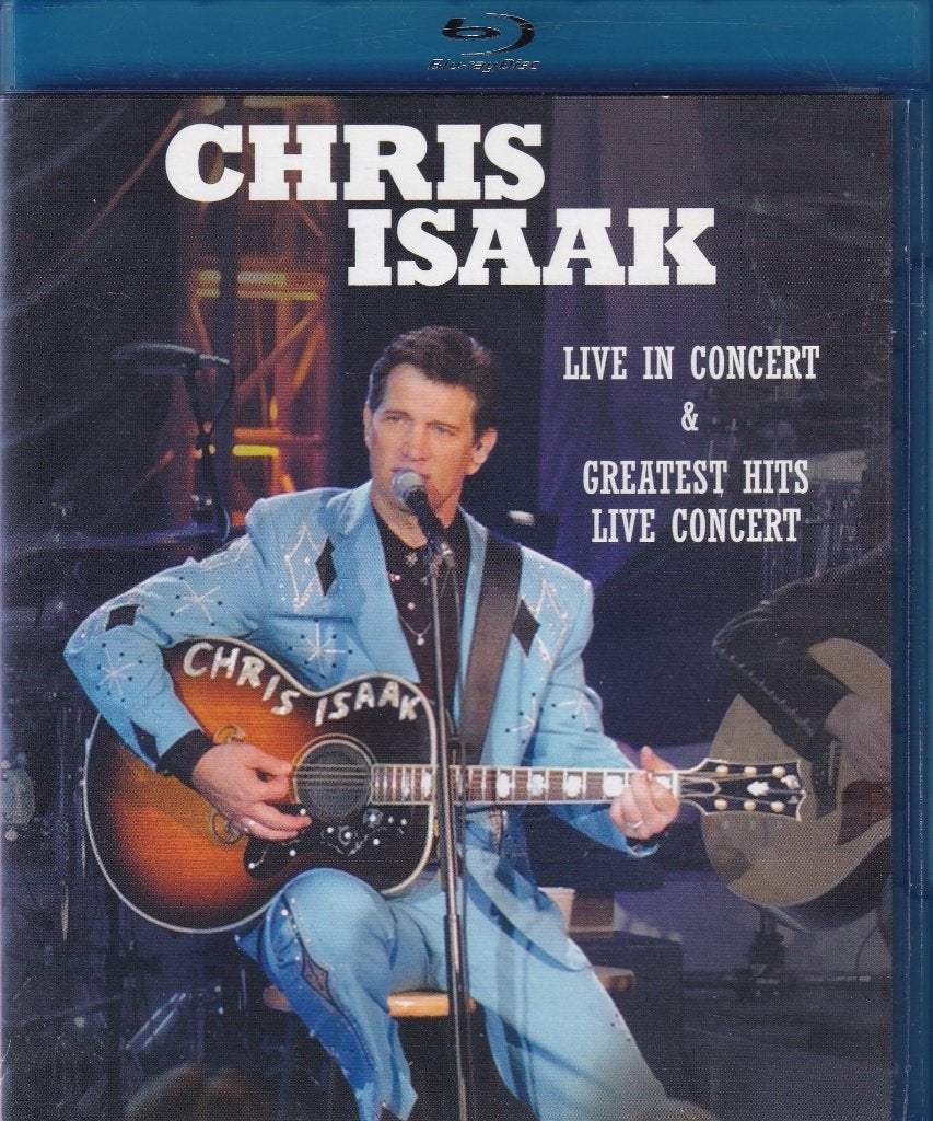 Te koop blu ray chris isaak (live in concert & greatest hits, Muziek en Concerten, Concert, Ophalen of Verzenden, Zo goed als nieuw