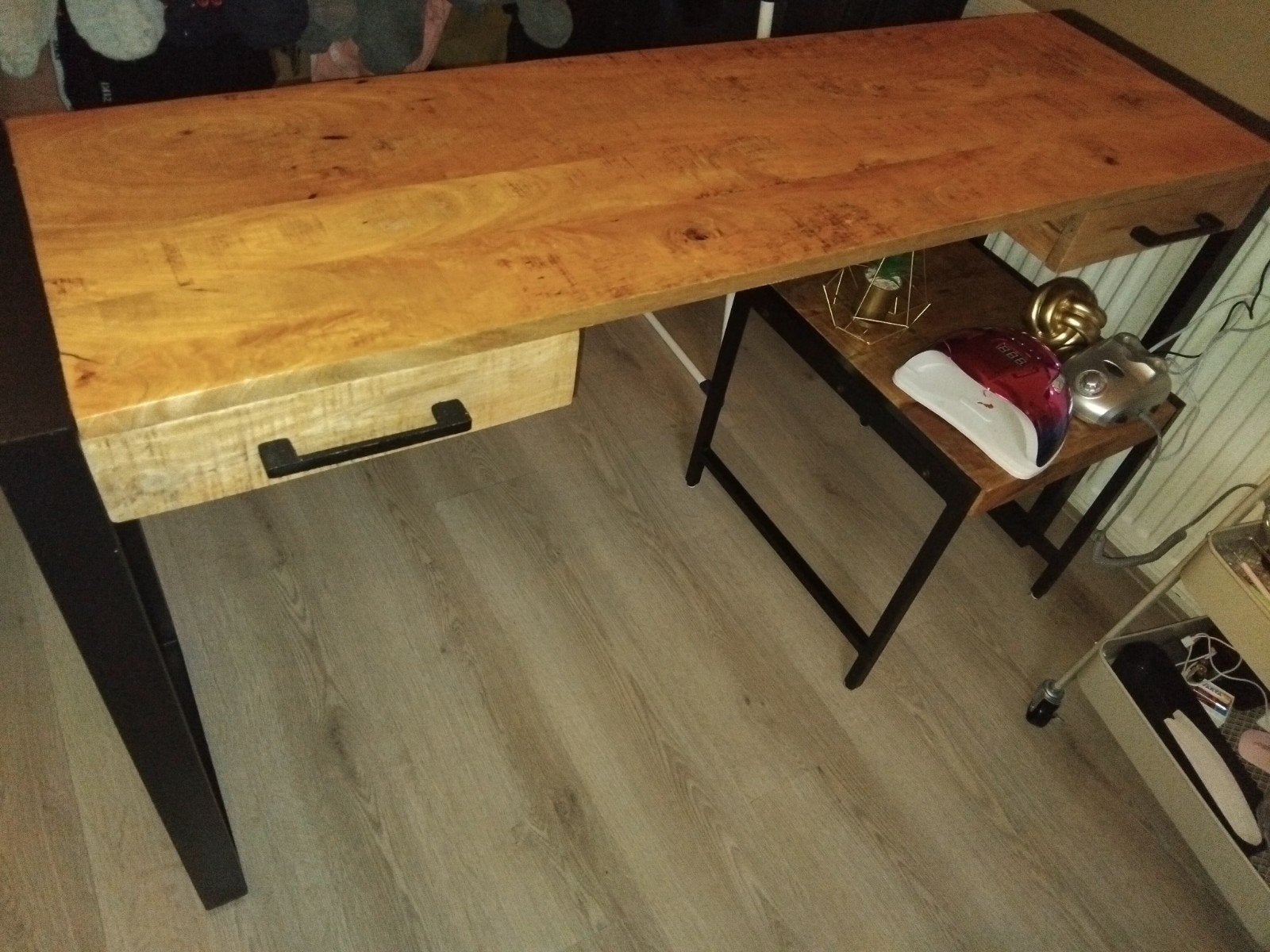 Mango houten tafel, Overige typen, 100 cm, Zo goed als nieuw, Overige merken