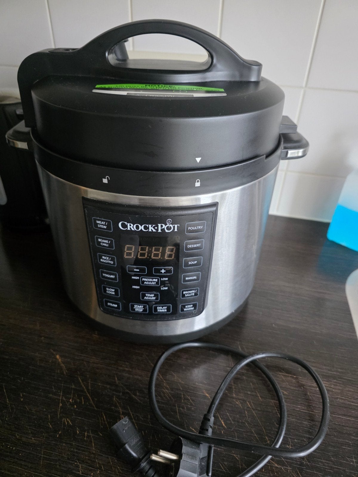 Crock-Pot Express Multicooker - Zo goed als nieuw, 4 liter of meer, Ophalen, Zo goed als nieuw, Uitneembare binnenpan