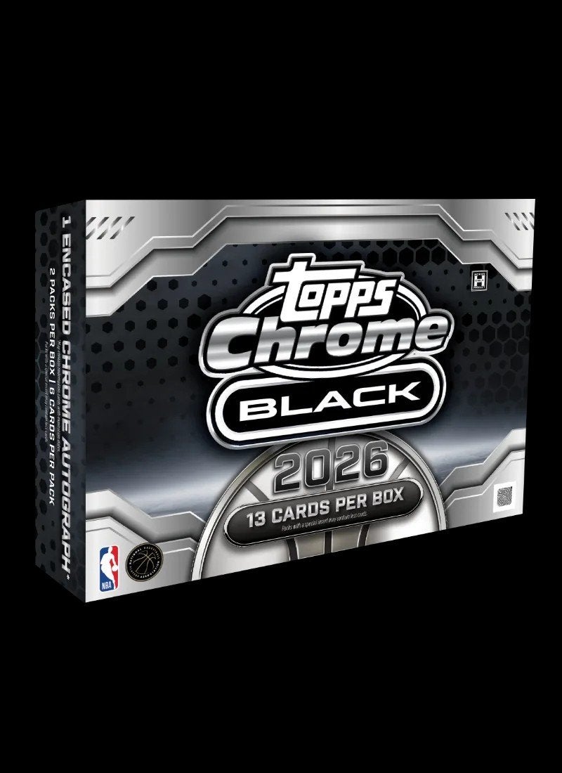 2025-26 Topps Chrome Black Basketball Hobby Box, Ophalen of Verzenden, Nieuw