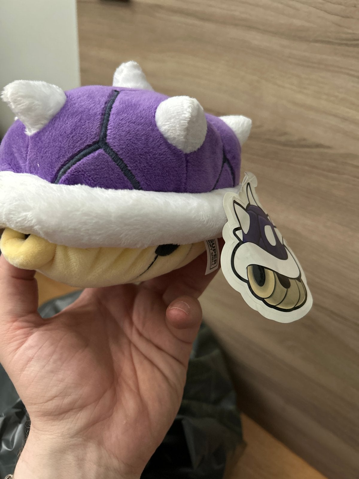 Mario Kart Pluche Blauwe Power-Up Schelp Knuffel, Overige typen, Blauw, Nieuw, Ophalen of Verzenden