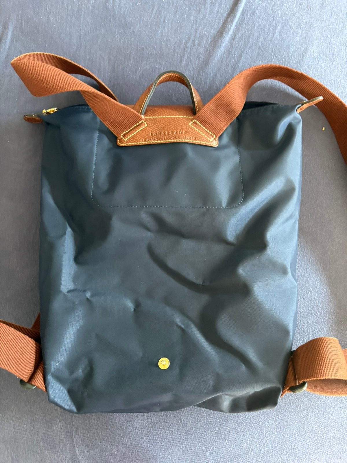 Rugzak Longchamp le Pliage blauw, Ophalen of Verzenden, Zo goed als nieuw, Blauw