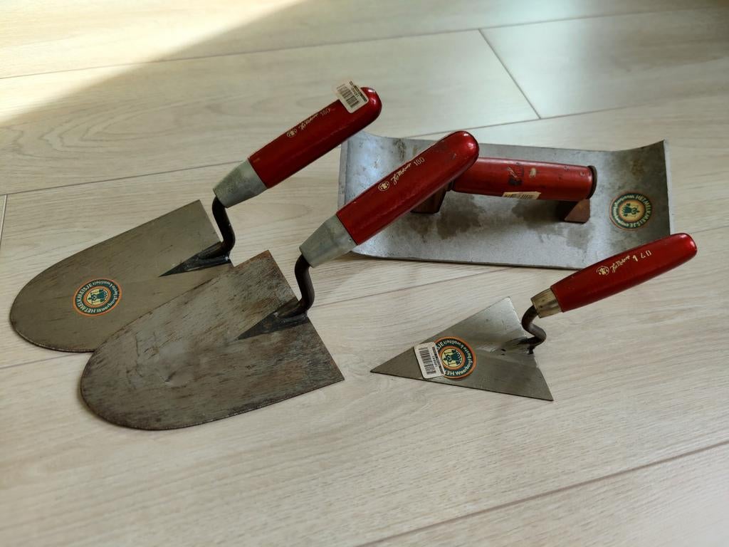 Metseltroffel set Het Melkmeisje, Doe-het-zelf en Verbouw, Gereedschap | Handgereedschap, Ophalen of Verzenden
