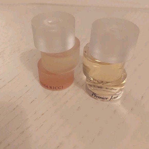 2 Flesjes eau de parfum Premier Jour van Nina Ricci, Ophalen of Verzenden, Zo goed als nieuw, Miniatuur, Gevuld