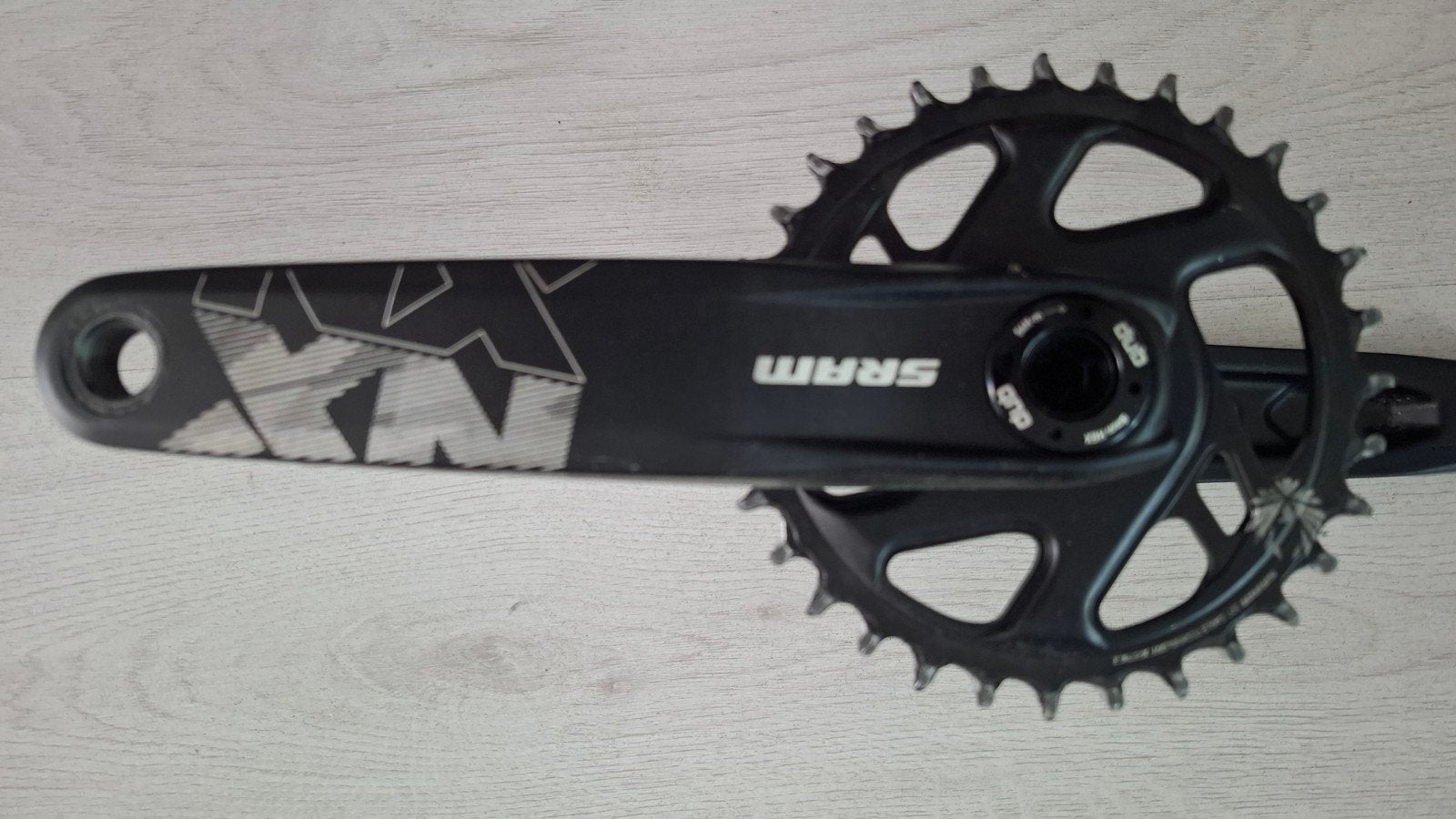 Te koop: SRAM NX crankstel, Fietsen en Brommers, Fietsonderdelen, Zo goed als nieuw, SRAM, Aluminium, Mountainbike