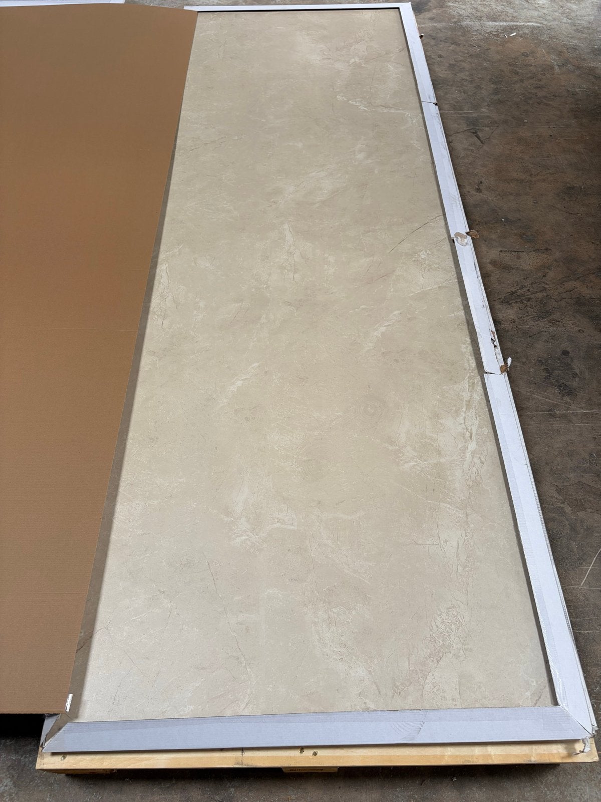 PVC wandpaneel marmerlook 90x260cm (3 stuks), Ophalen, Gebruikt, Wandtegels, 5 tot 10 m²