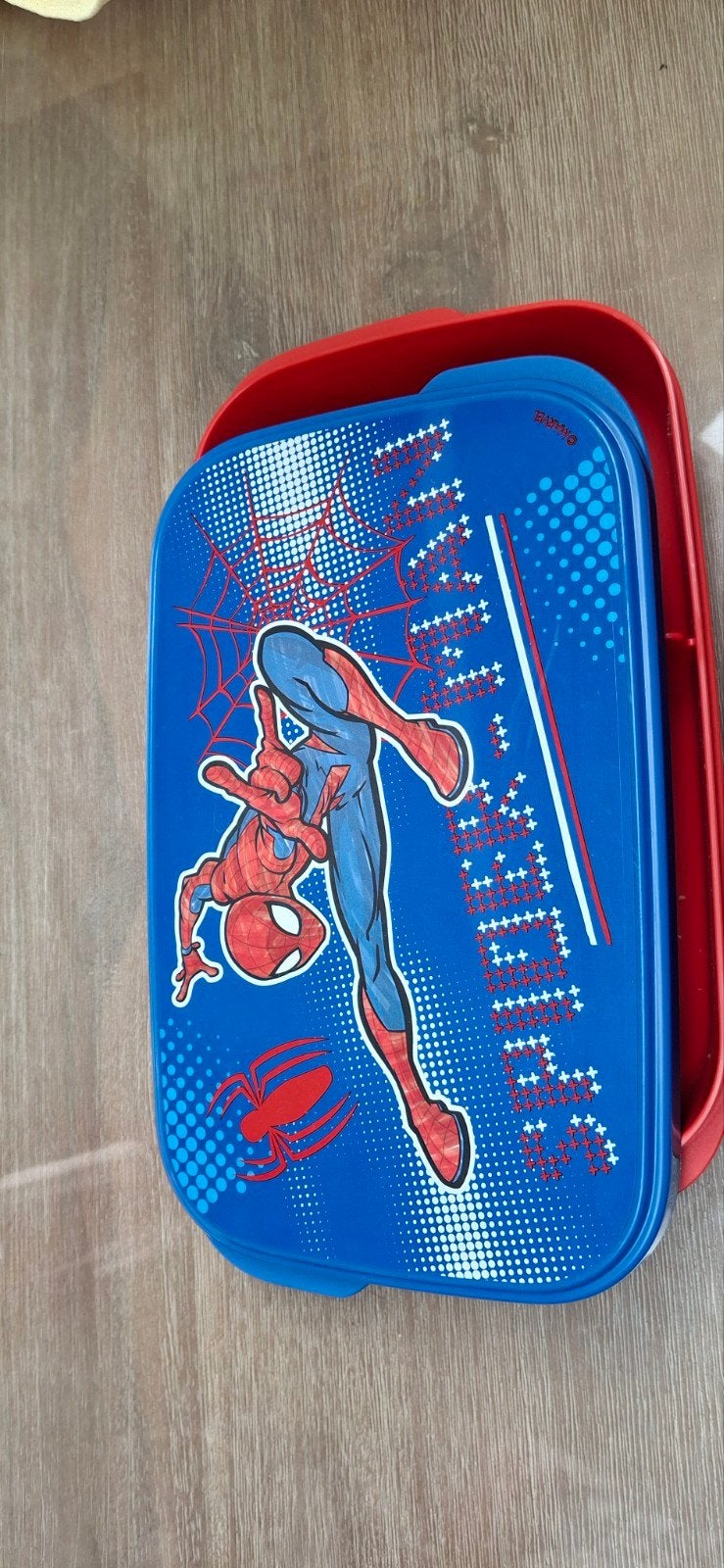 Tupperware Broodtrommel Spiderman - Nieuw, Nieuw, Ophalen of Verzenden, Met deksel, Bus of Trommel