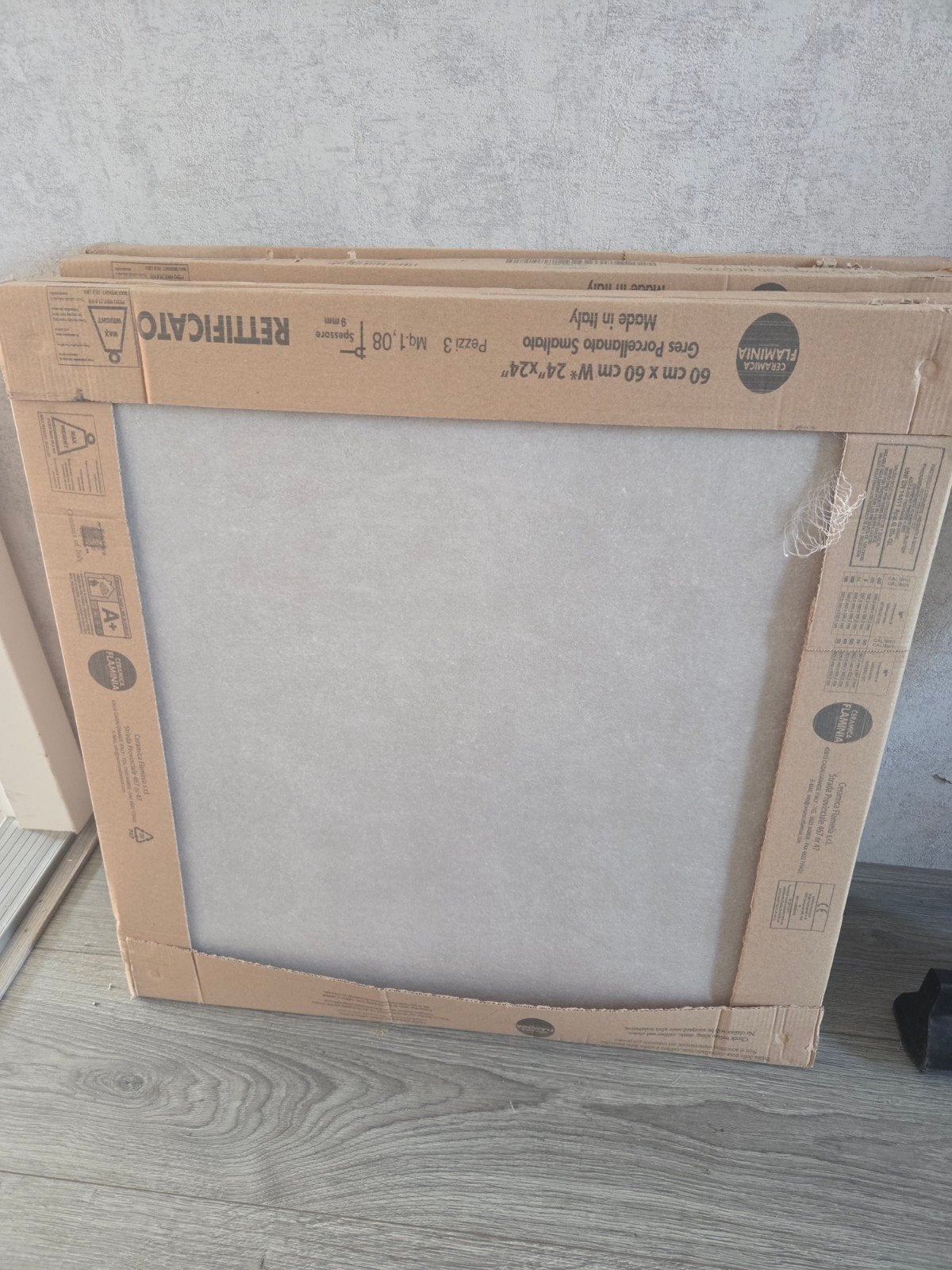 CTC Beton Vloertegels 60x60x1 cm - Neutraal Grijs (12 stuks), Doe-het-zelf en Verbouw, Tegels, Ophalen, 60 cm of meer, Nieuw, Minder dan 5 m²